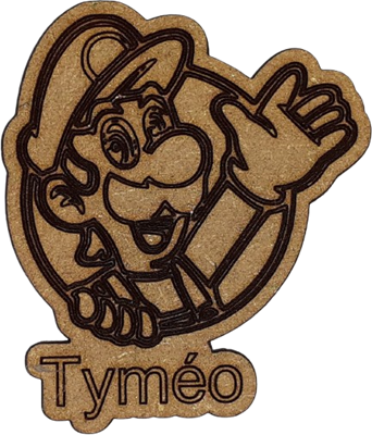 Magnet - Personnage Mario personnalisable